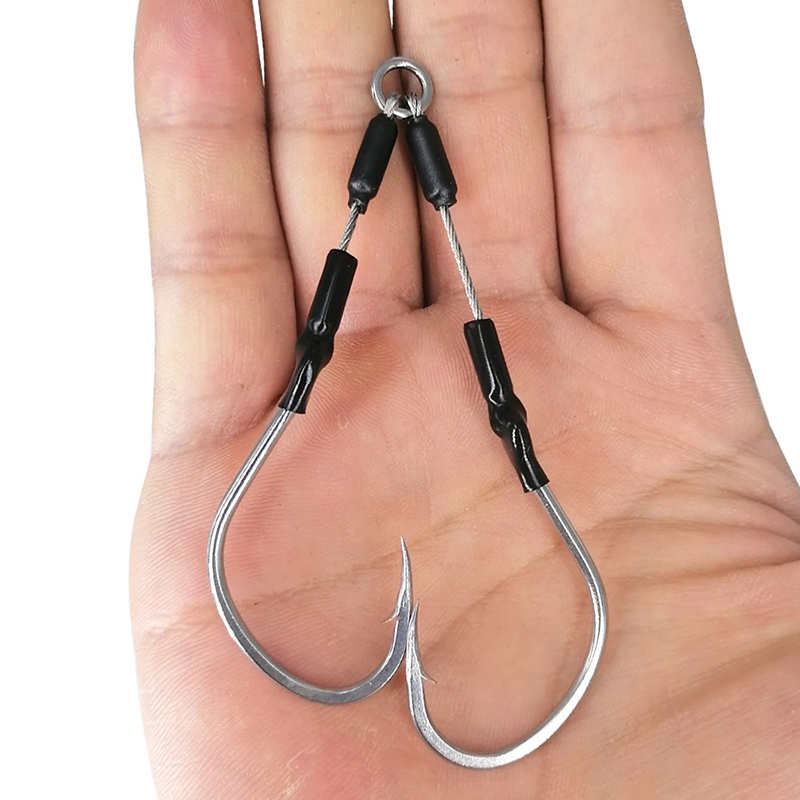 Fishing Hook Assortment - 2 paia/borsa Lento Veloce Jigging Gancio