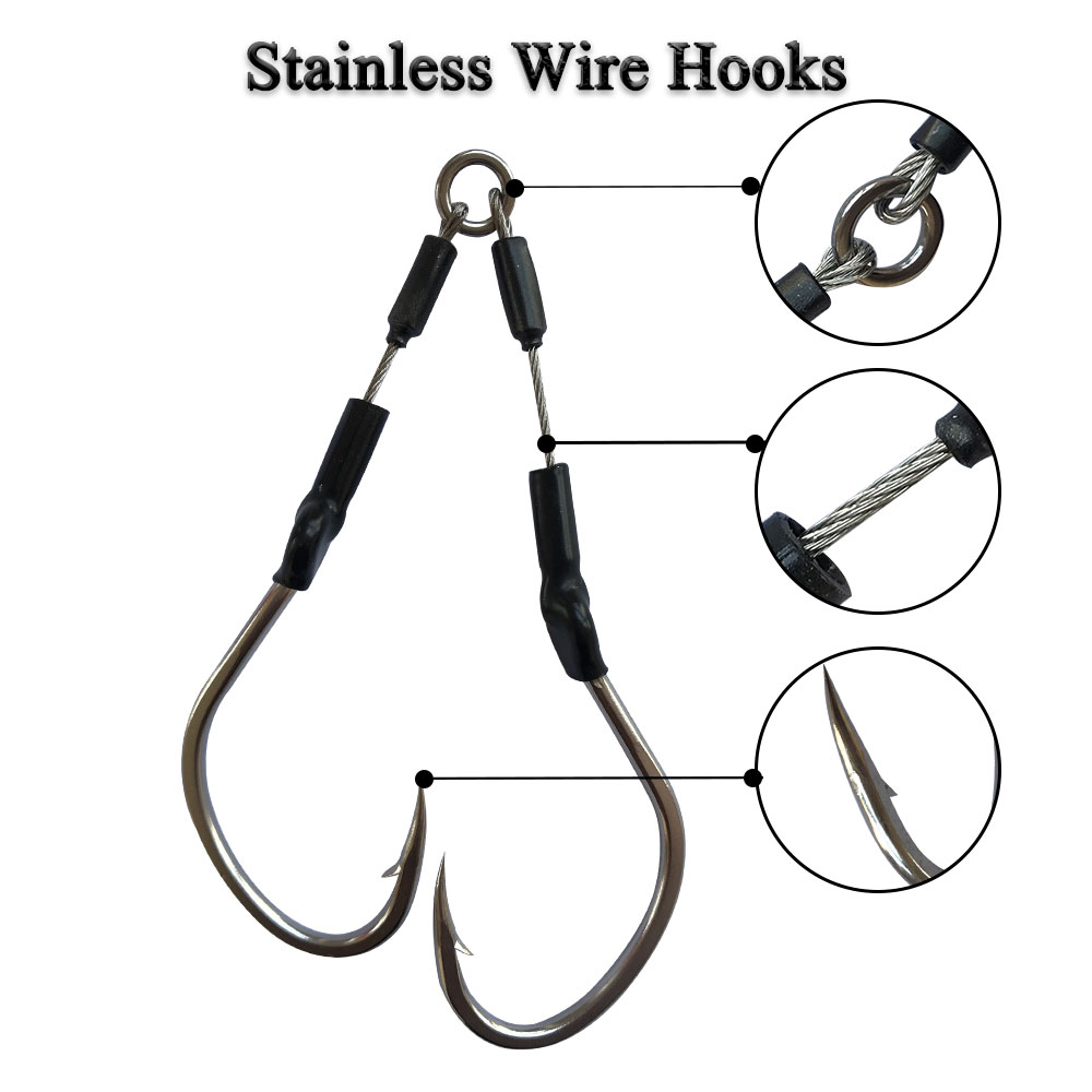 2 paia/borsa Lento Veloce Jigg - Fishing Hook Assortment recensione e prezzo