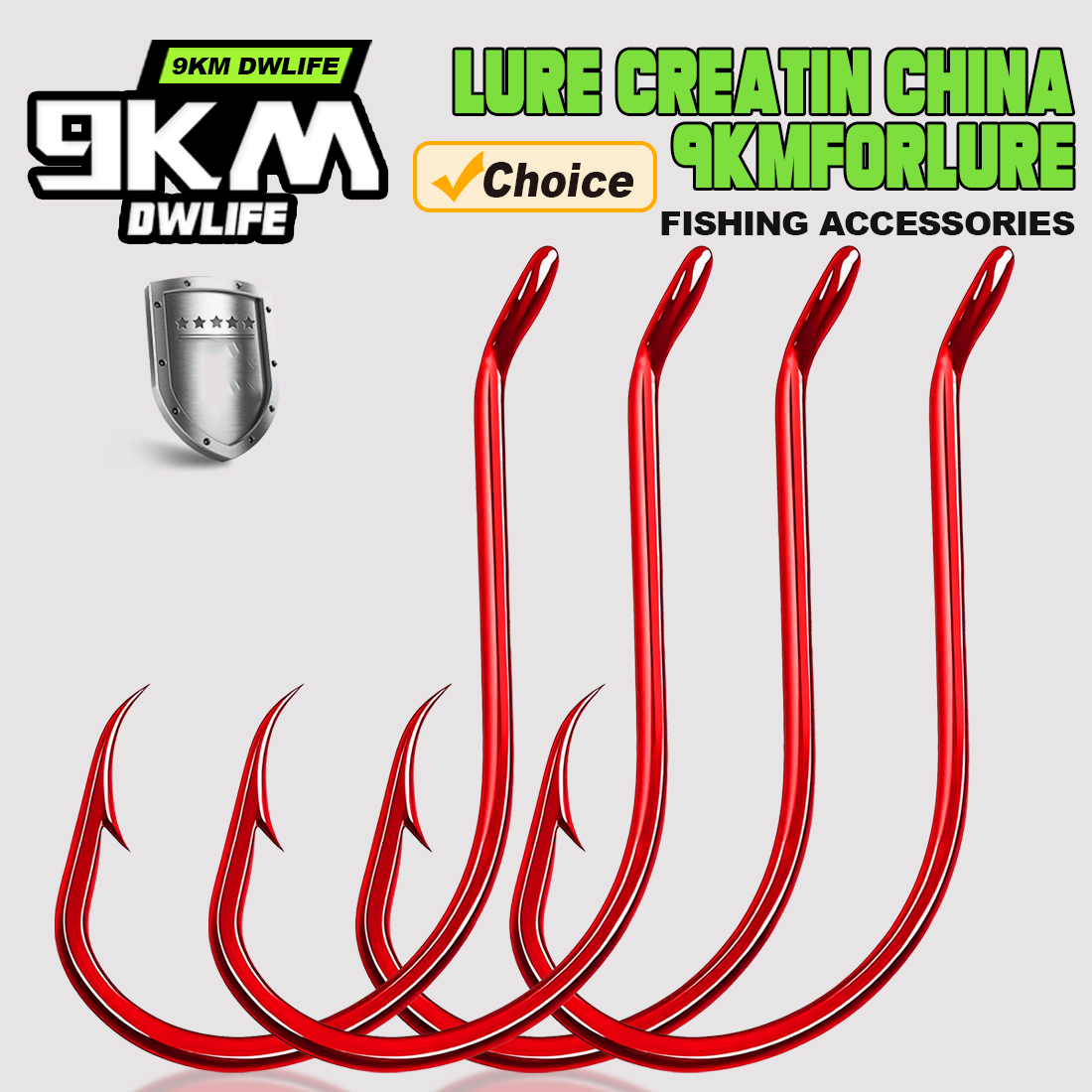 9KM 100 pezzi gancio per polpo - Fishing Hook Circle recensione e prezzo