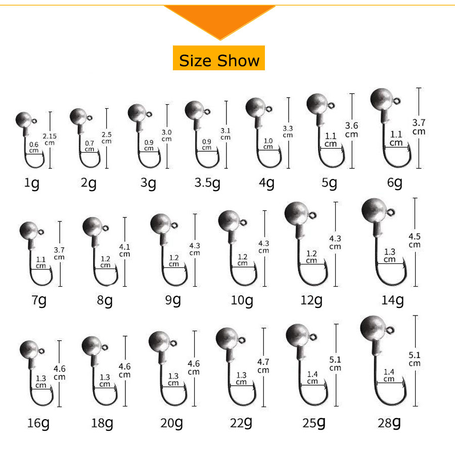 Amo da pesca con testa jig da  - Fishing Hook Assortment recensione e prezzo