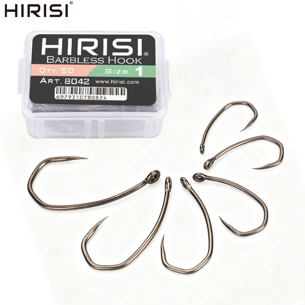 Hirisi 8042 100 Pezzi Ami da P - Fishing Hook Barbless recensione e prezzo